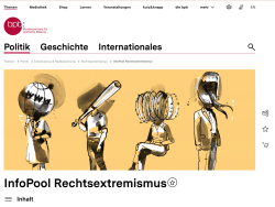 Infopool Rechtsextremismus. Online-Portal mit Informationen zu Rechtsextremismus und Rechtsextremismusprävention, bpb online