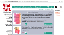 „Muslimisch gelesene Vielfalt im Gespräch“ – ein Projekt der Türkischen Gemeinde in Deutschland e.V. (TGD)