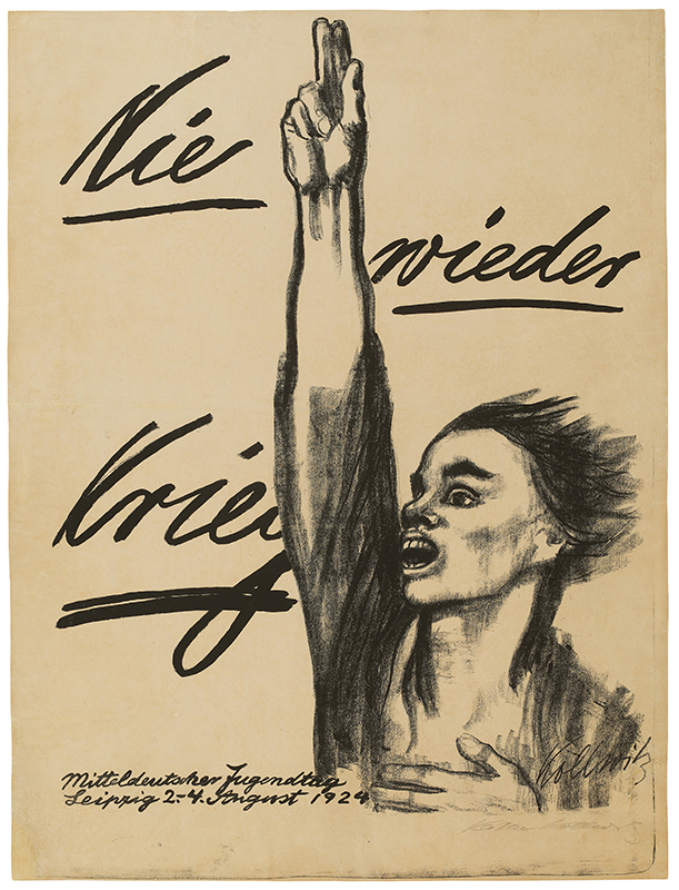 Plakat - Nie wieder Krieg 1924, Käthe Kollwitz