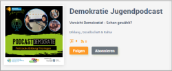 Demokratie Jugendpodcast. Politische Bildung Thüringen
