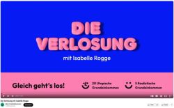 YouTube / Die Verlosung mit Isabelle Rogge / 19.03.2025