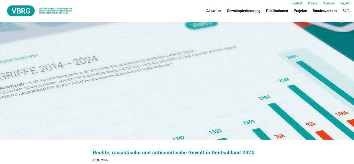 Rechte, rassistische und antisemitische Gewalt in Deutschland 2024
